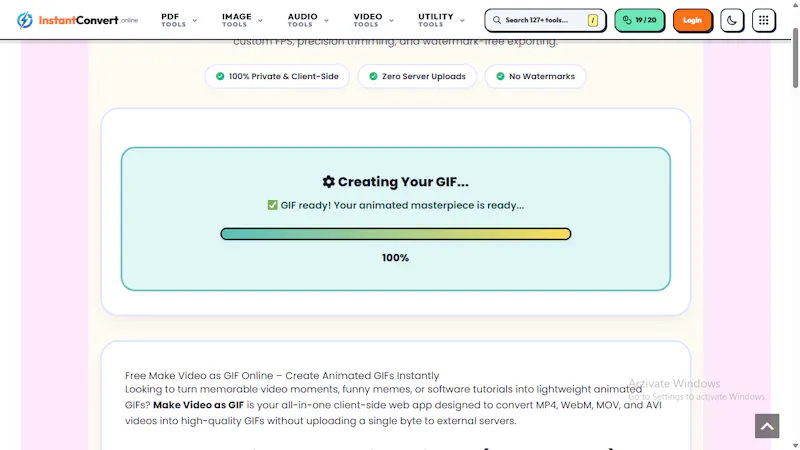 Video Gif maker  screenshot 4