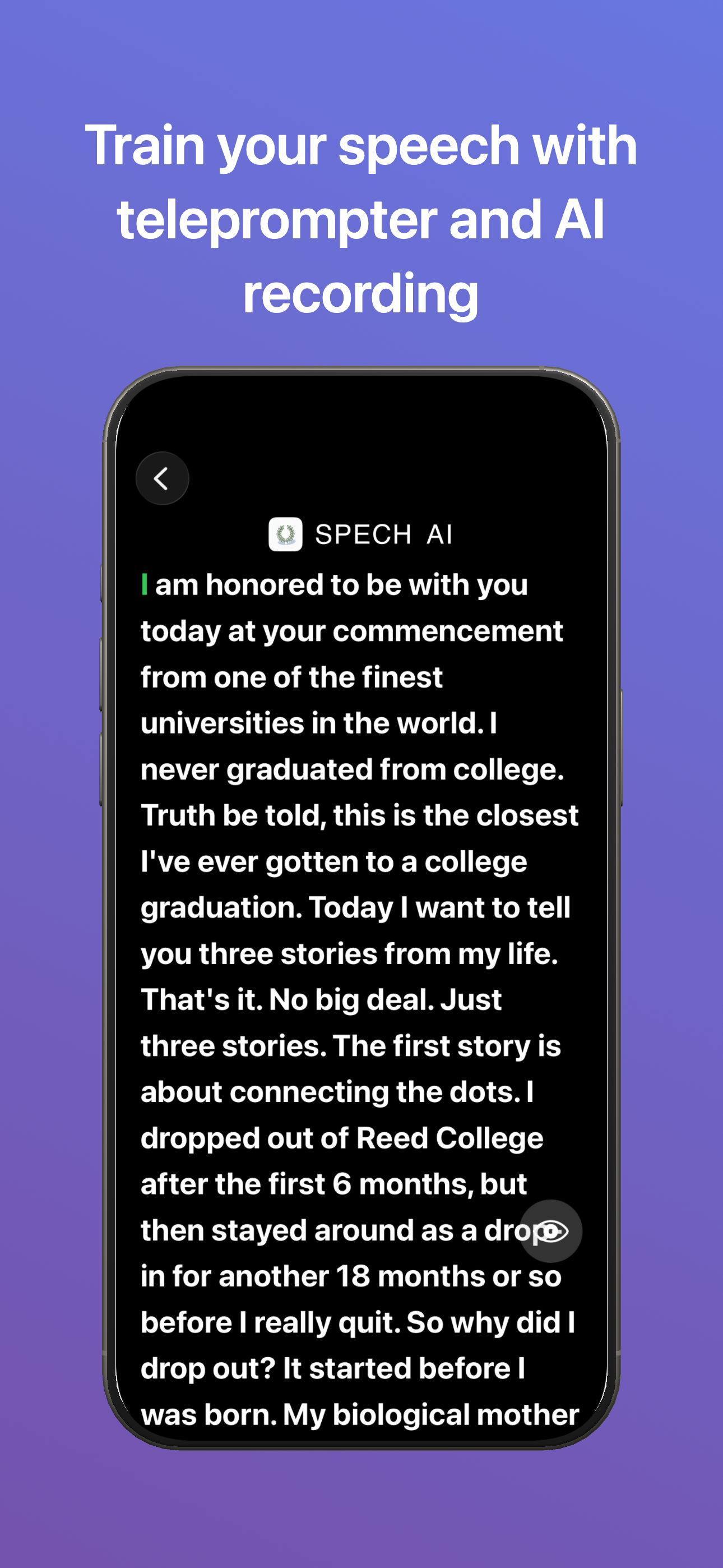 SpechAI: Public Speaking Coach  gallery image