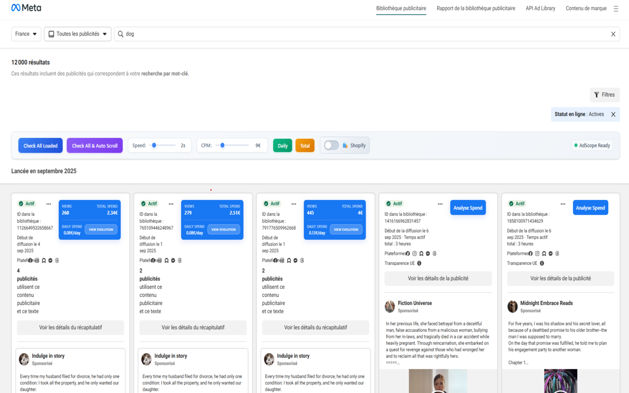 AdScope - The chrome extension for ad analysisメディア3