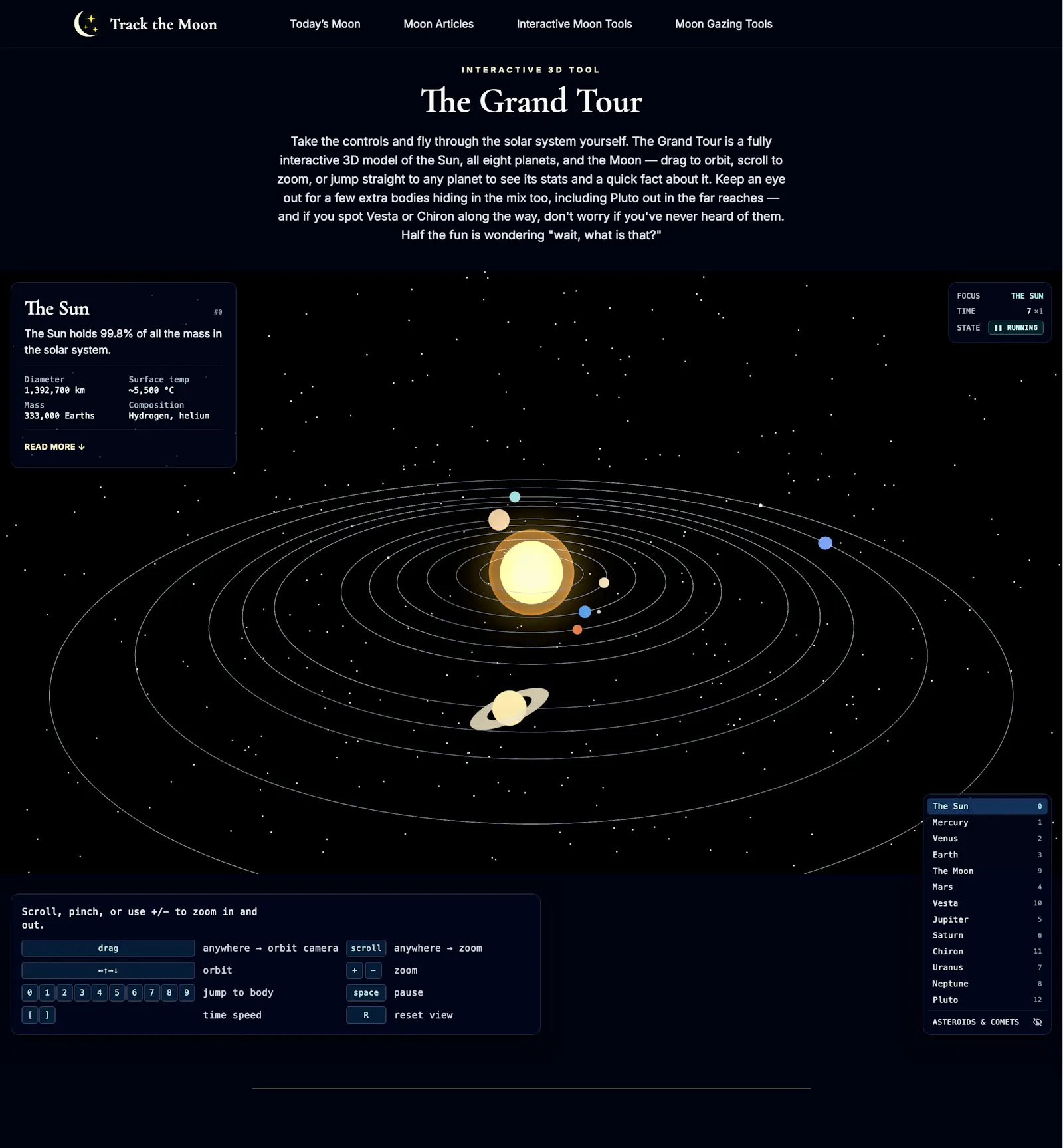 Track the Moon screenshot 2