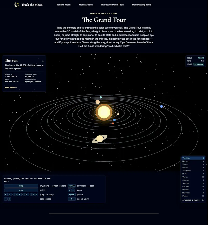Track the Moon screenshot 2