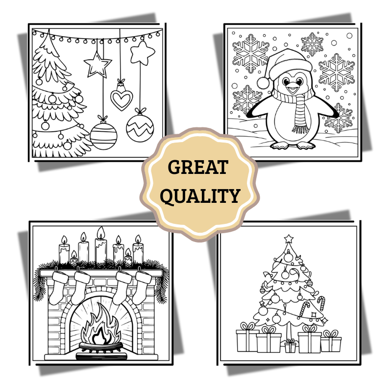 Lovely Cute Christmas Coloring,Cozy Kids - Screenshot 5 showing product features and functionality