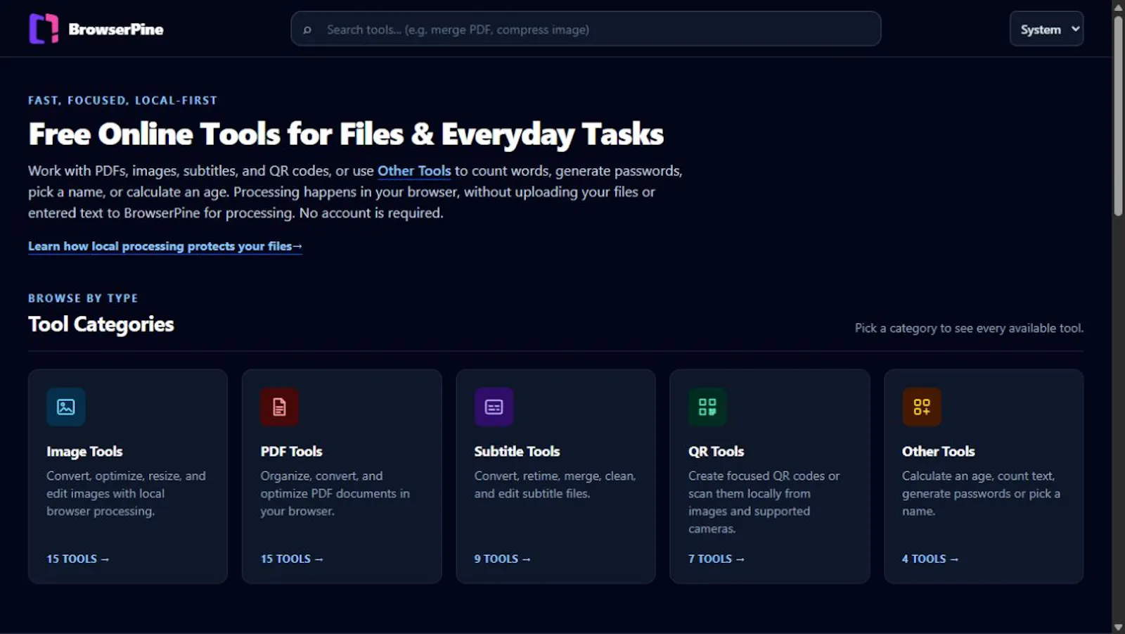 BrowserPine screenshot 2