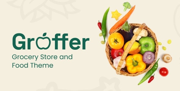 Média GROFFER - Thème de la boutique d'aliments biologiques 1