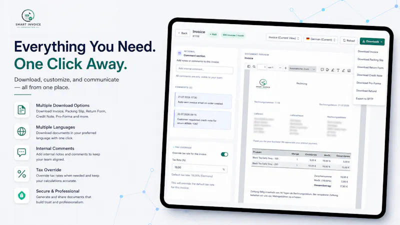 Smart Invoice PDF & Mail Bill screenshot 3