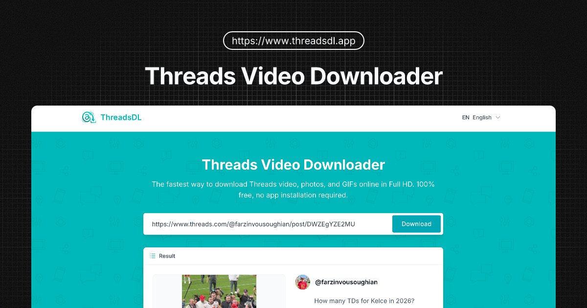 ThreadsDL gallery image