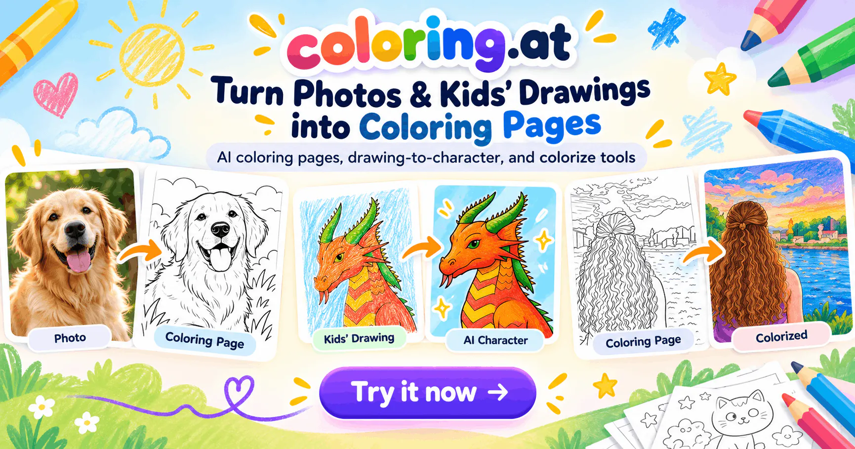 coloring.at - Creativity tools for kids gallery image