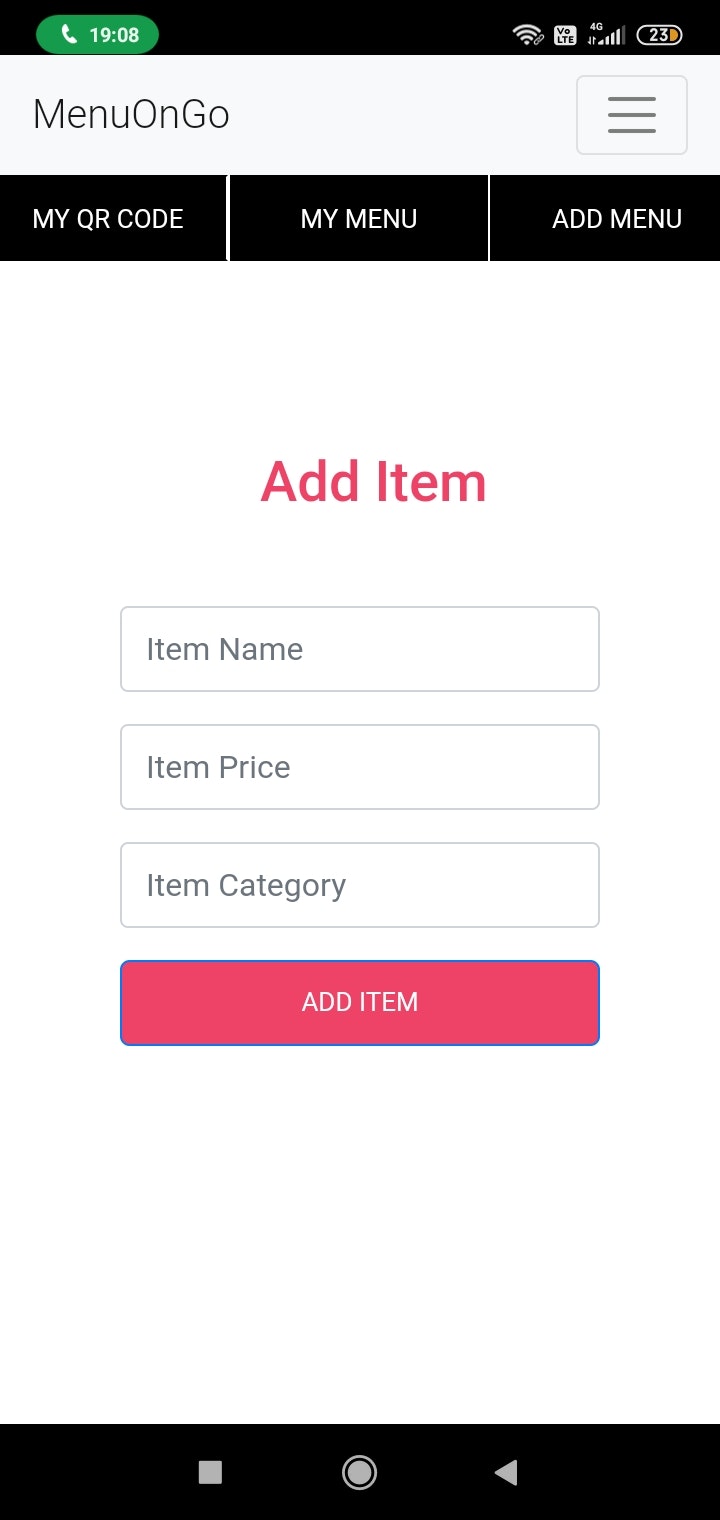 MenuOnGO: Virtual Menu gallery image