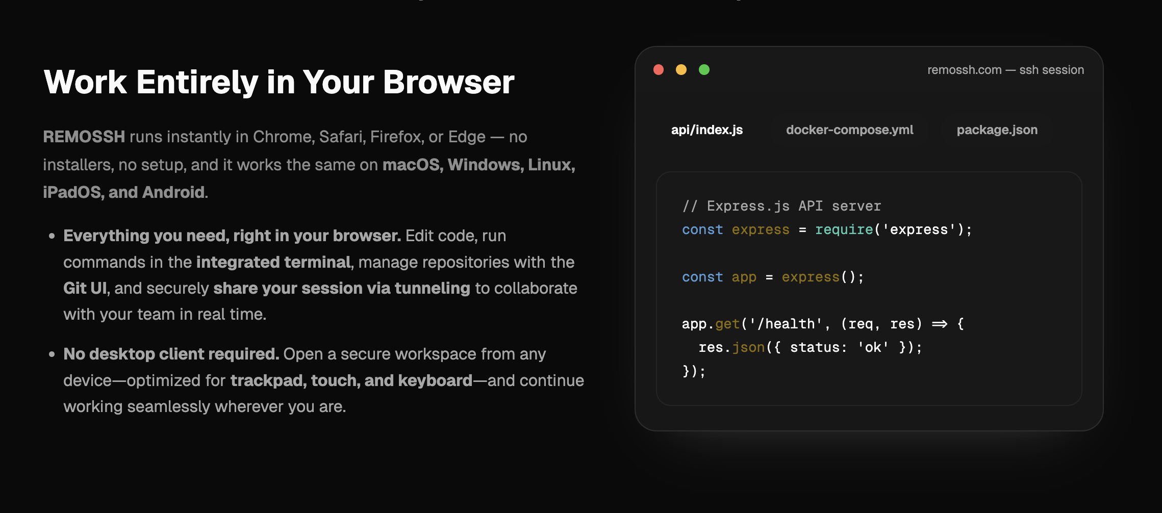 REMOSSH gallery image