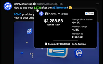 BlockBeat Crypto Hover Chrome Extension gallery image