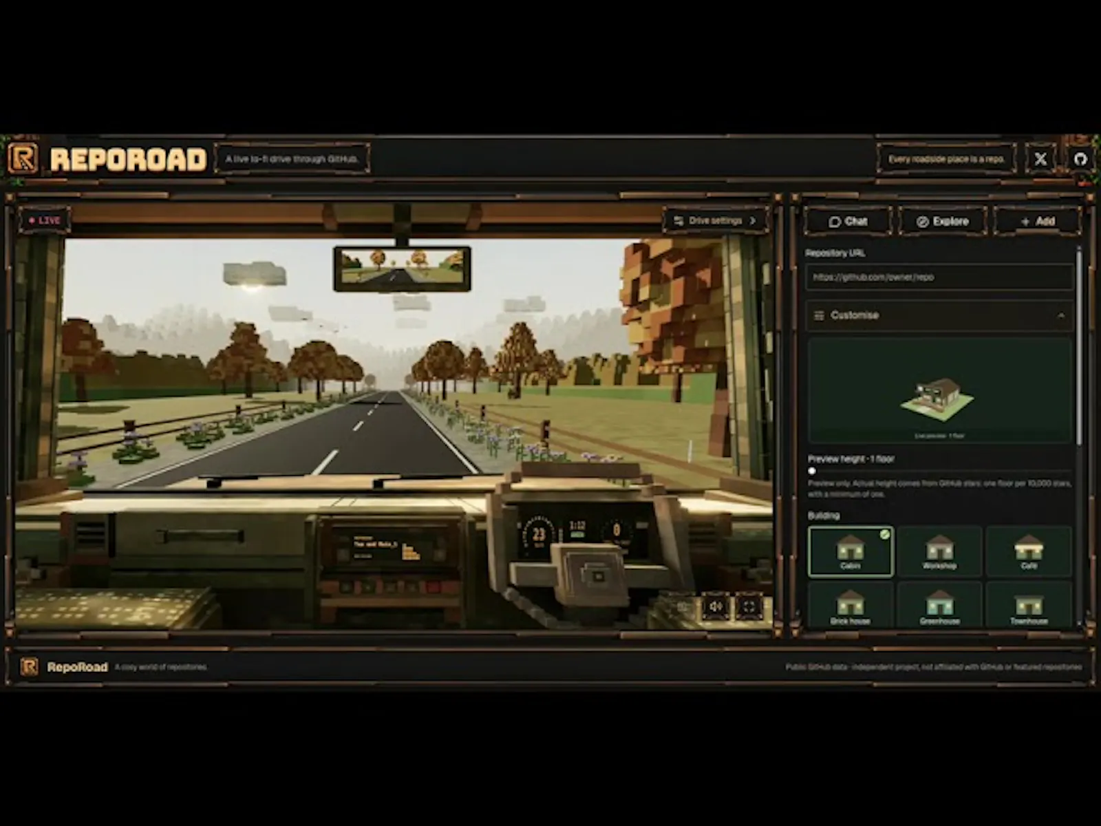 RepoRoad screenshot 1 (video preview)