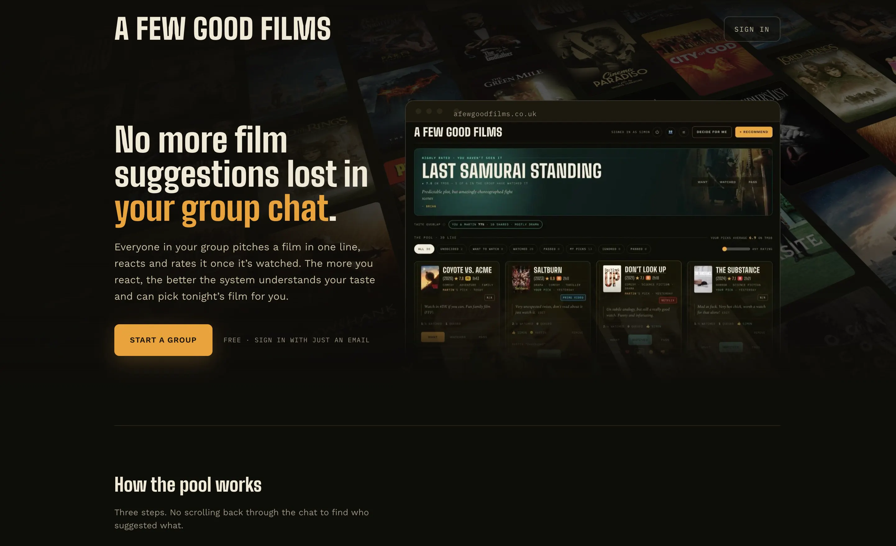 A movie recommendation tool gallery image