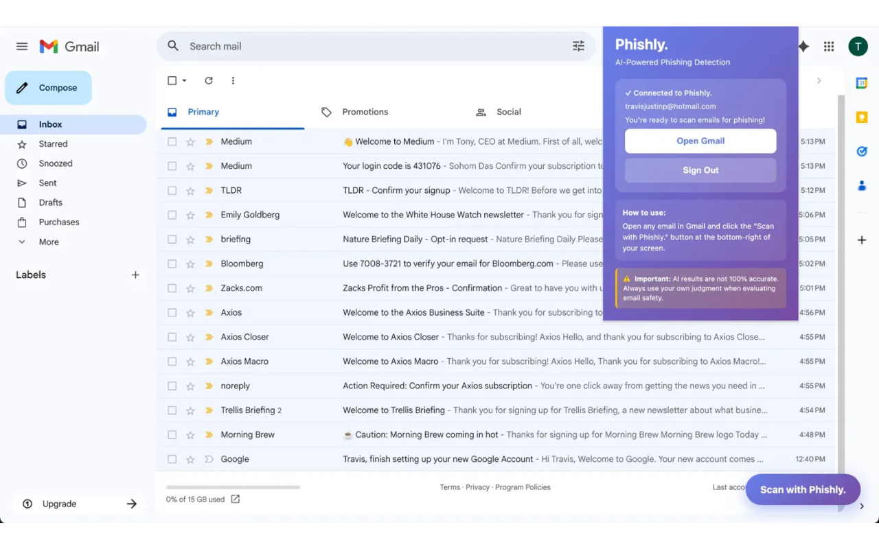 Phishly gallery image