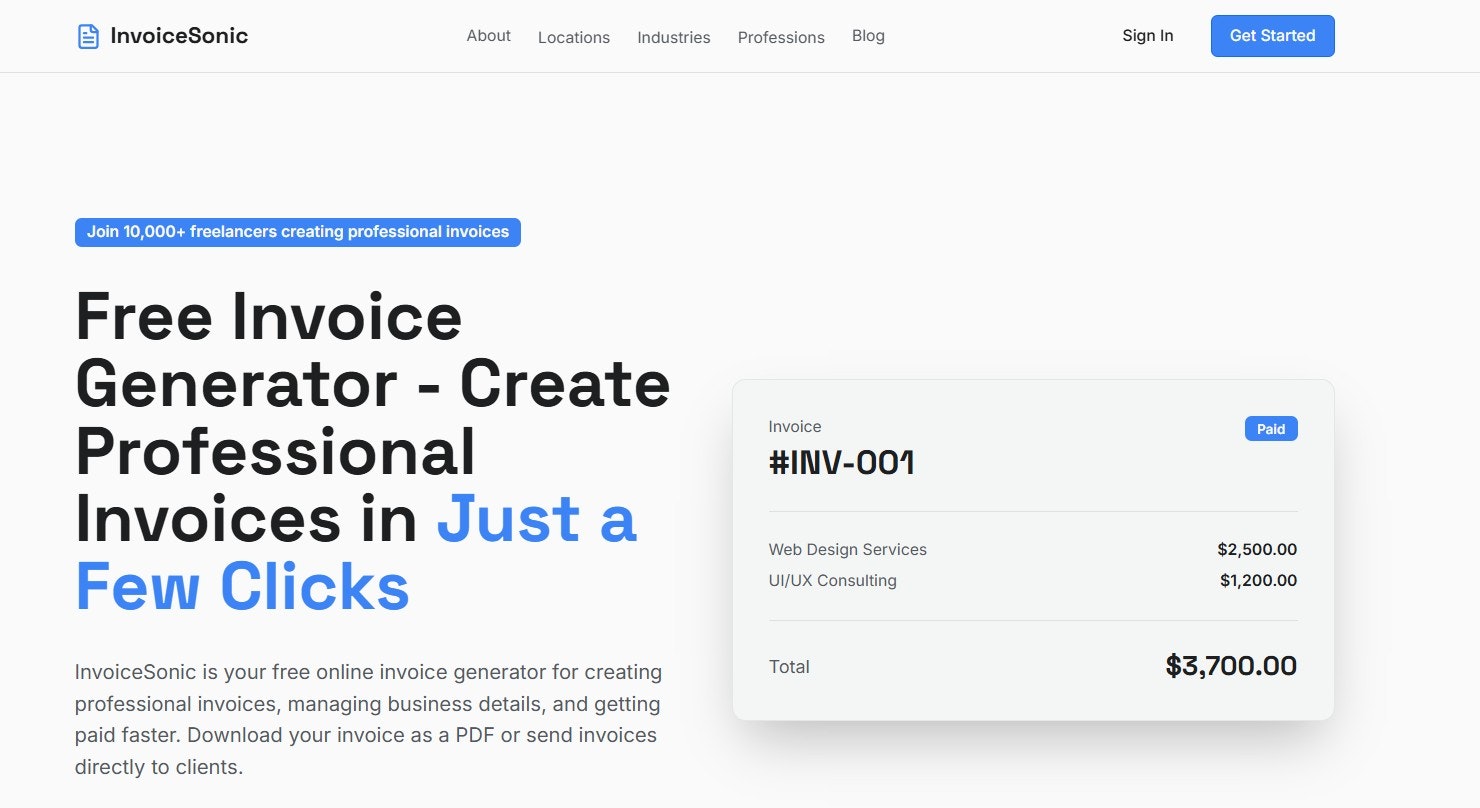 Invoicesonic gallery image