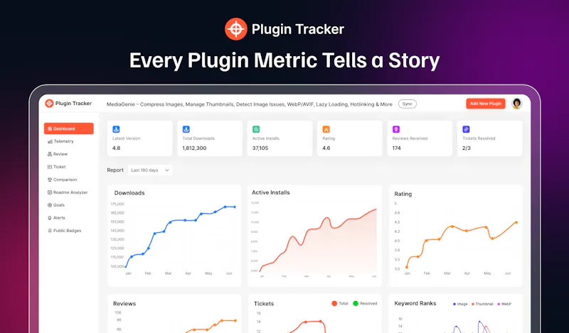 PluginTracker screenshot 2