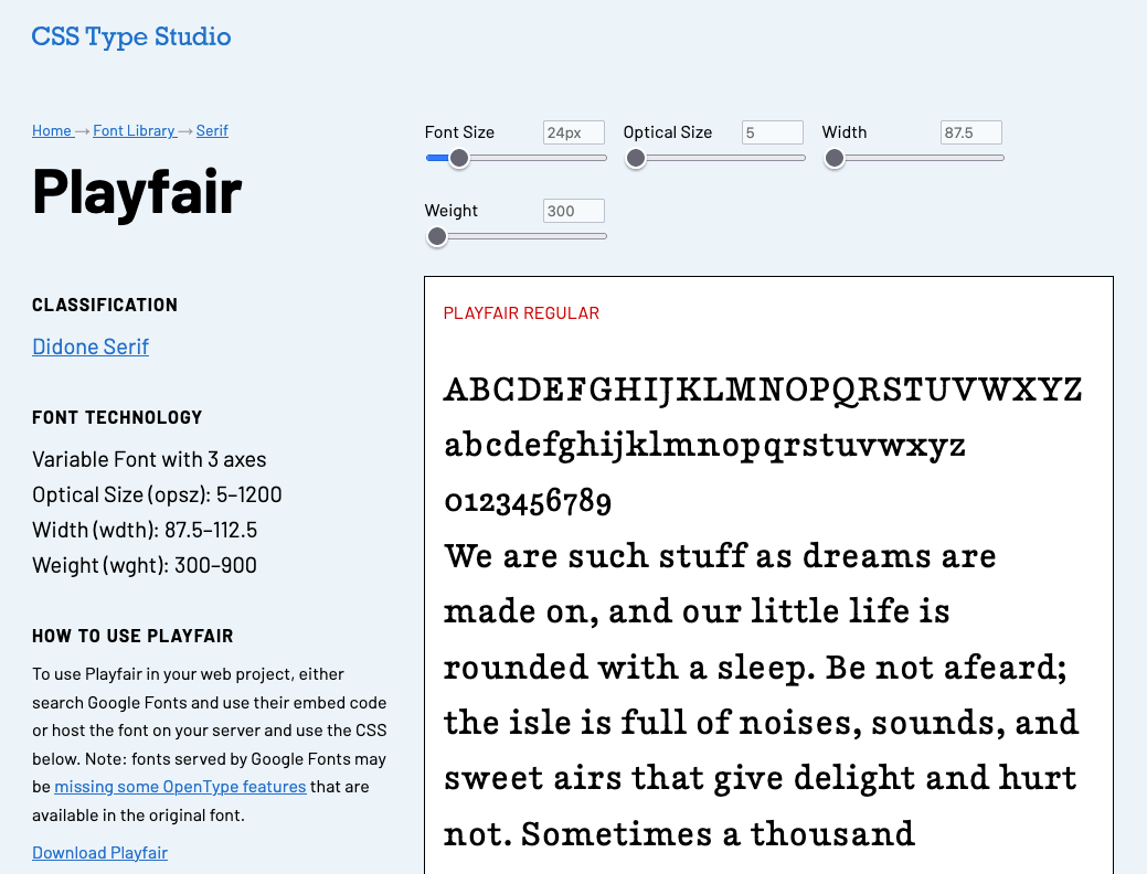 CSS Type Studio gallery image