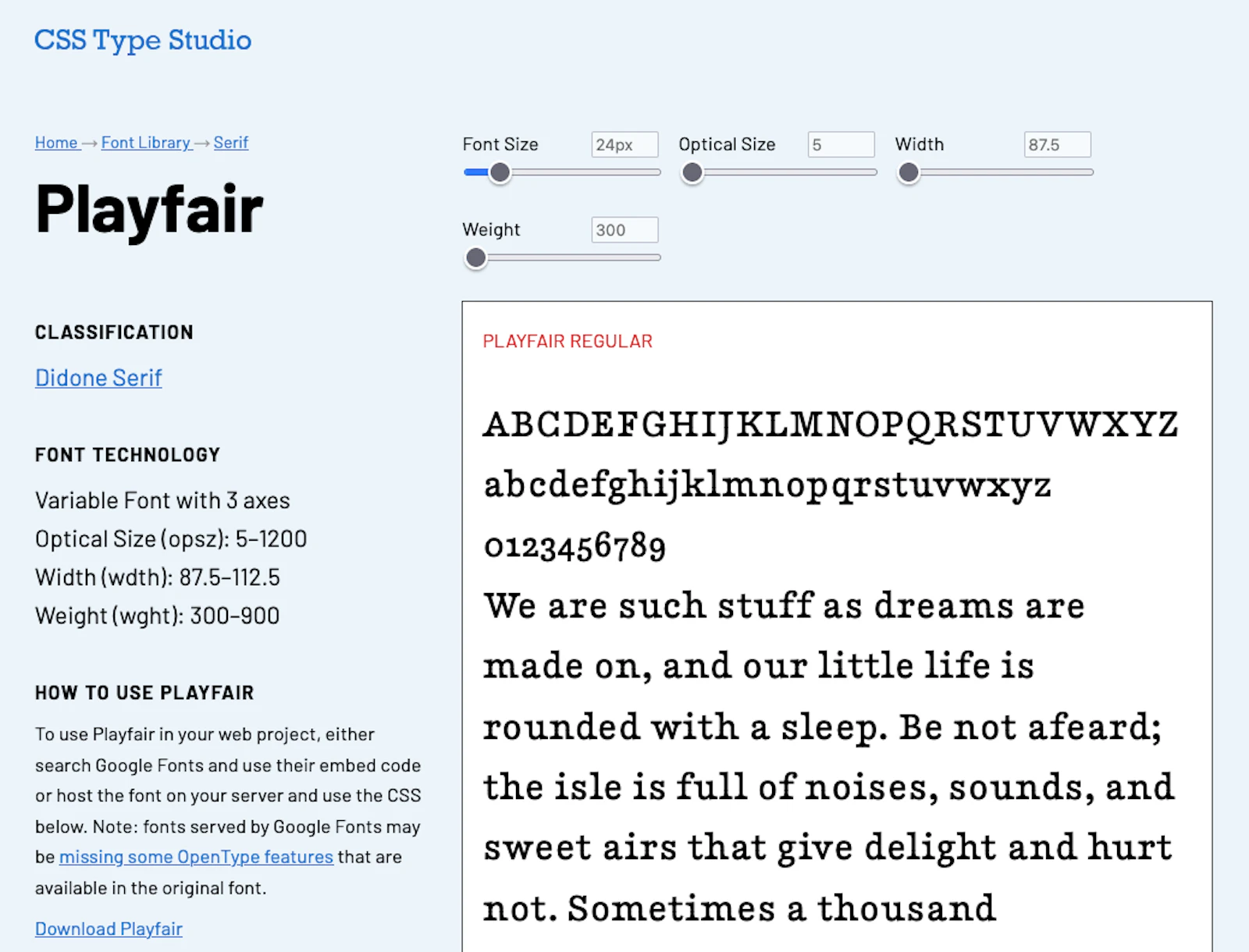 CSS Type Studio screenshot 2