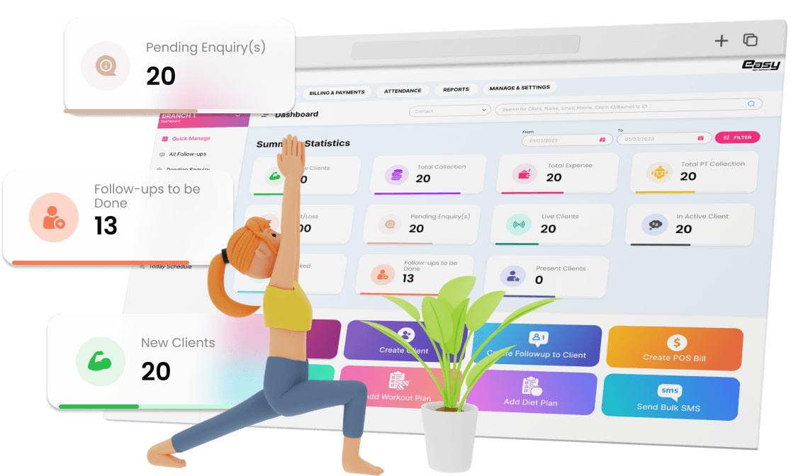 Einfache Fitness -Software media 1