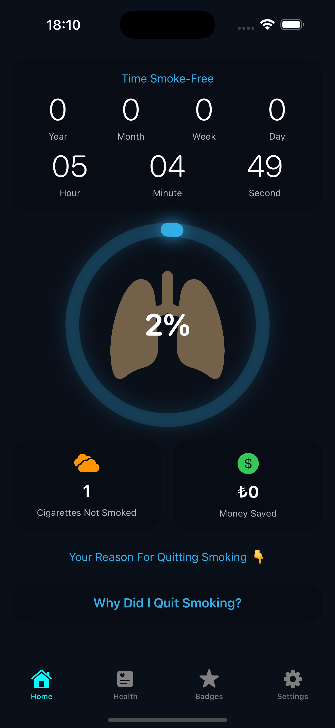 Mídia 1 de Vida sem fumaça - Pare de fumar, pare de fumar, vida livre de fumo