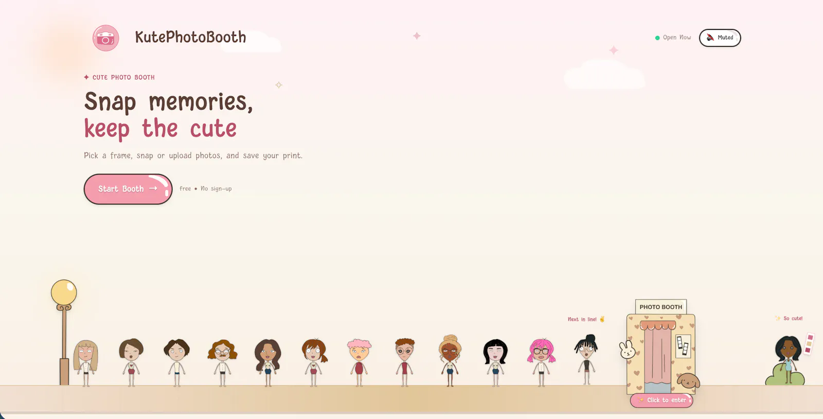 KutePhotoBooth screenshot 2