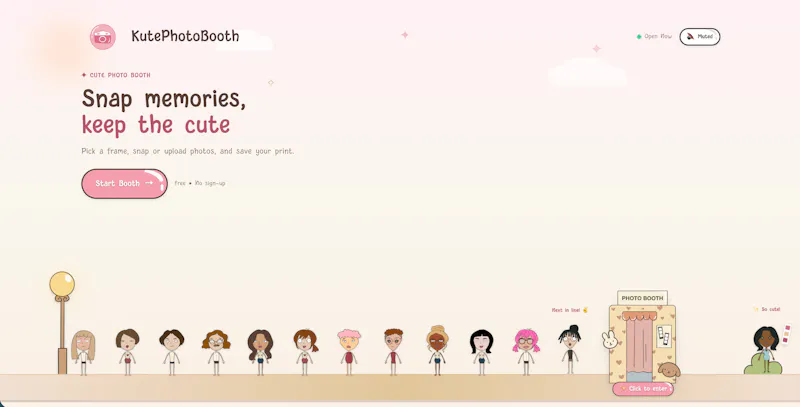 KutePhotoBooth screenshot 2