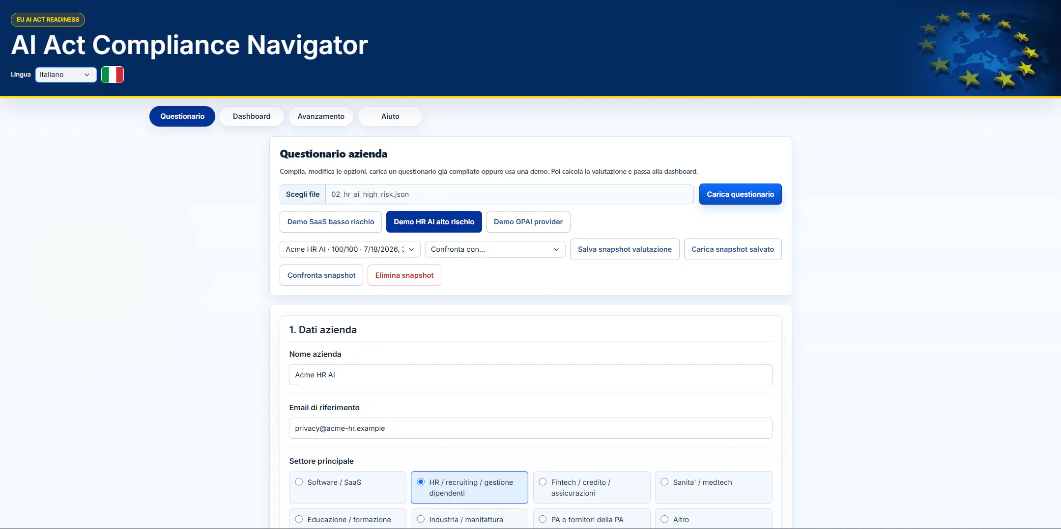 AI Act Compliance Navigator gallery image