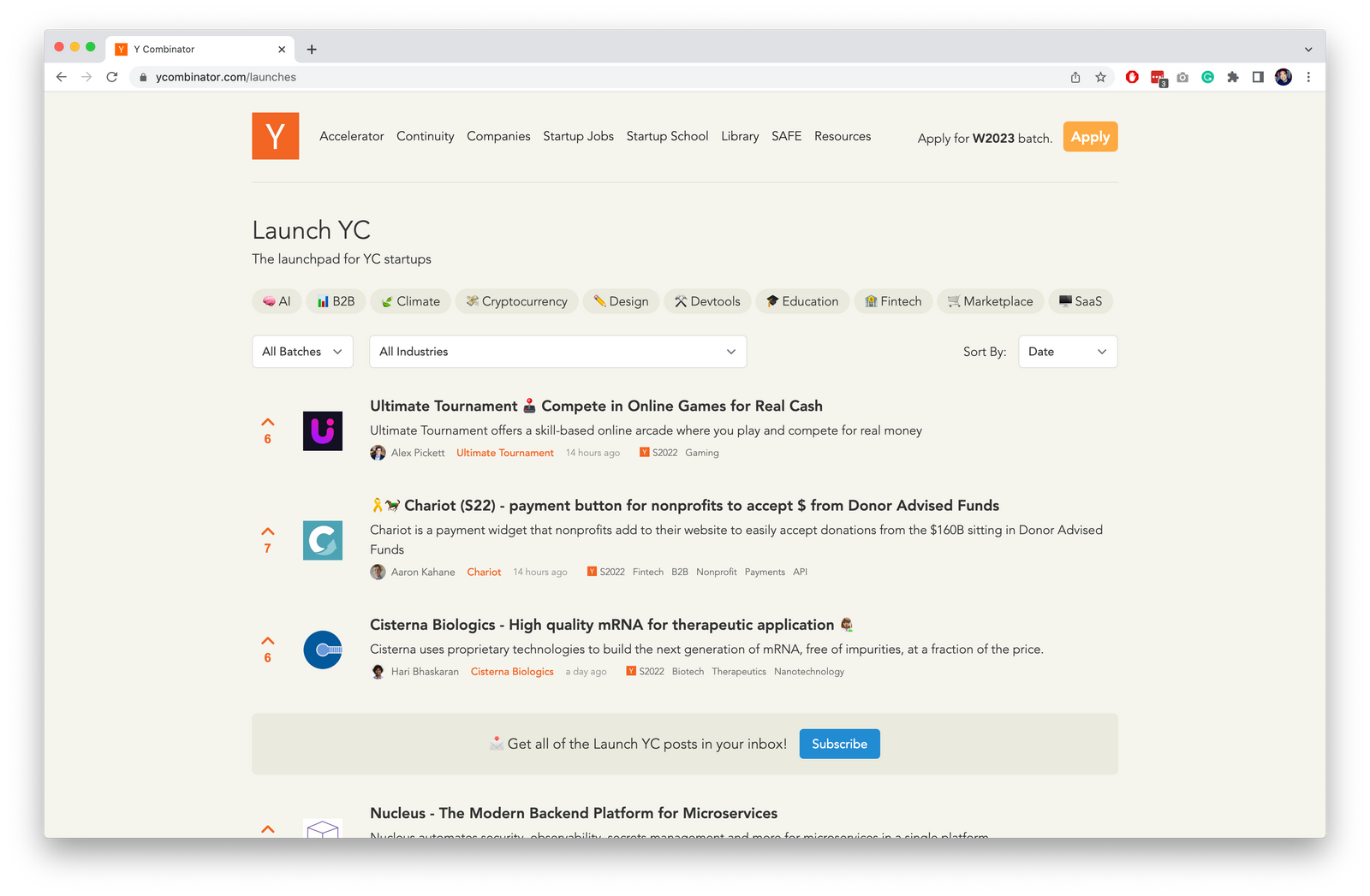 Launch YC - The launchpad for YC startups media 1