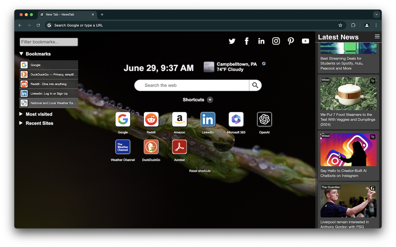 NewsTab: News on your New Tab media 4