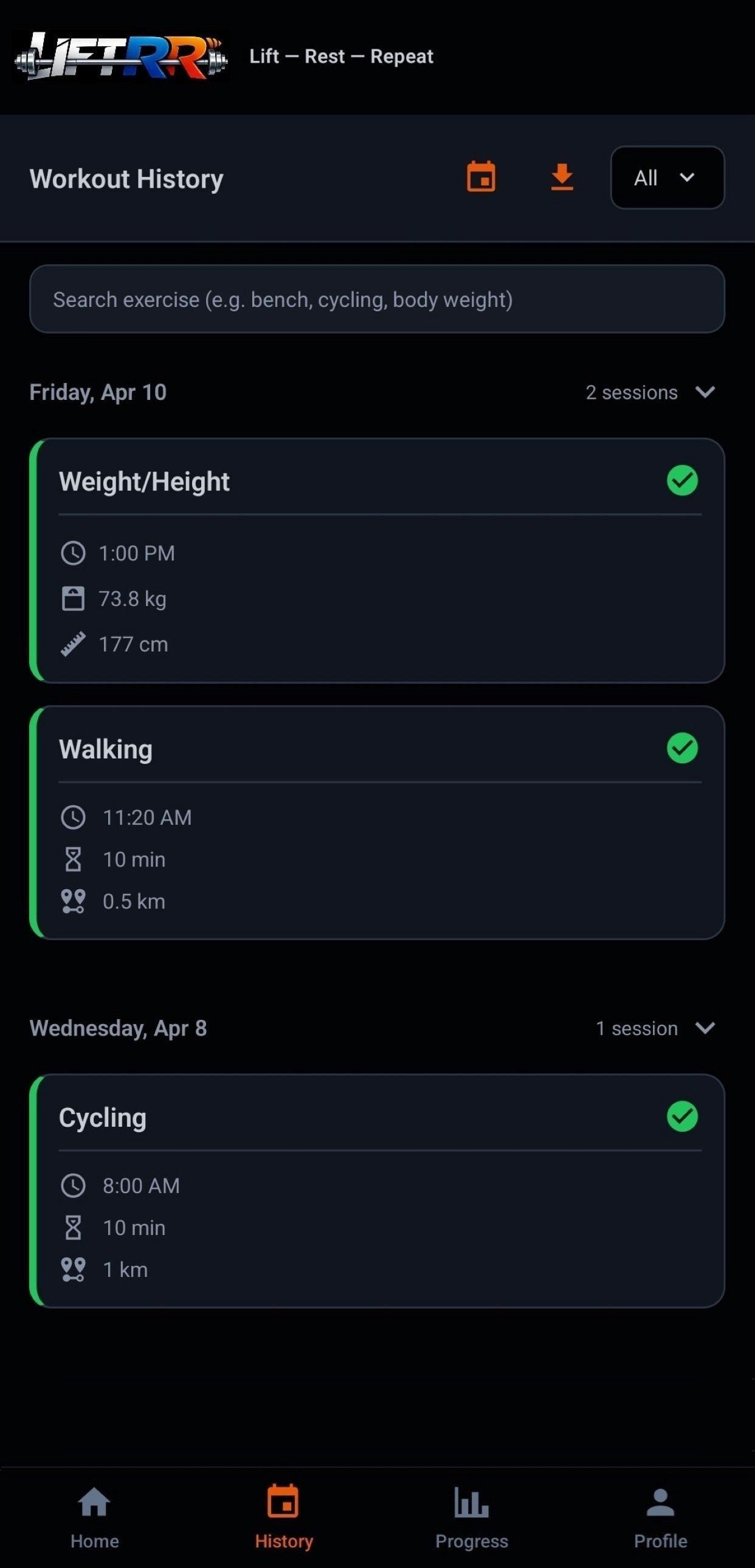 Lift - Rest - Repeat gallery image