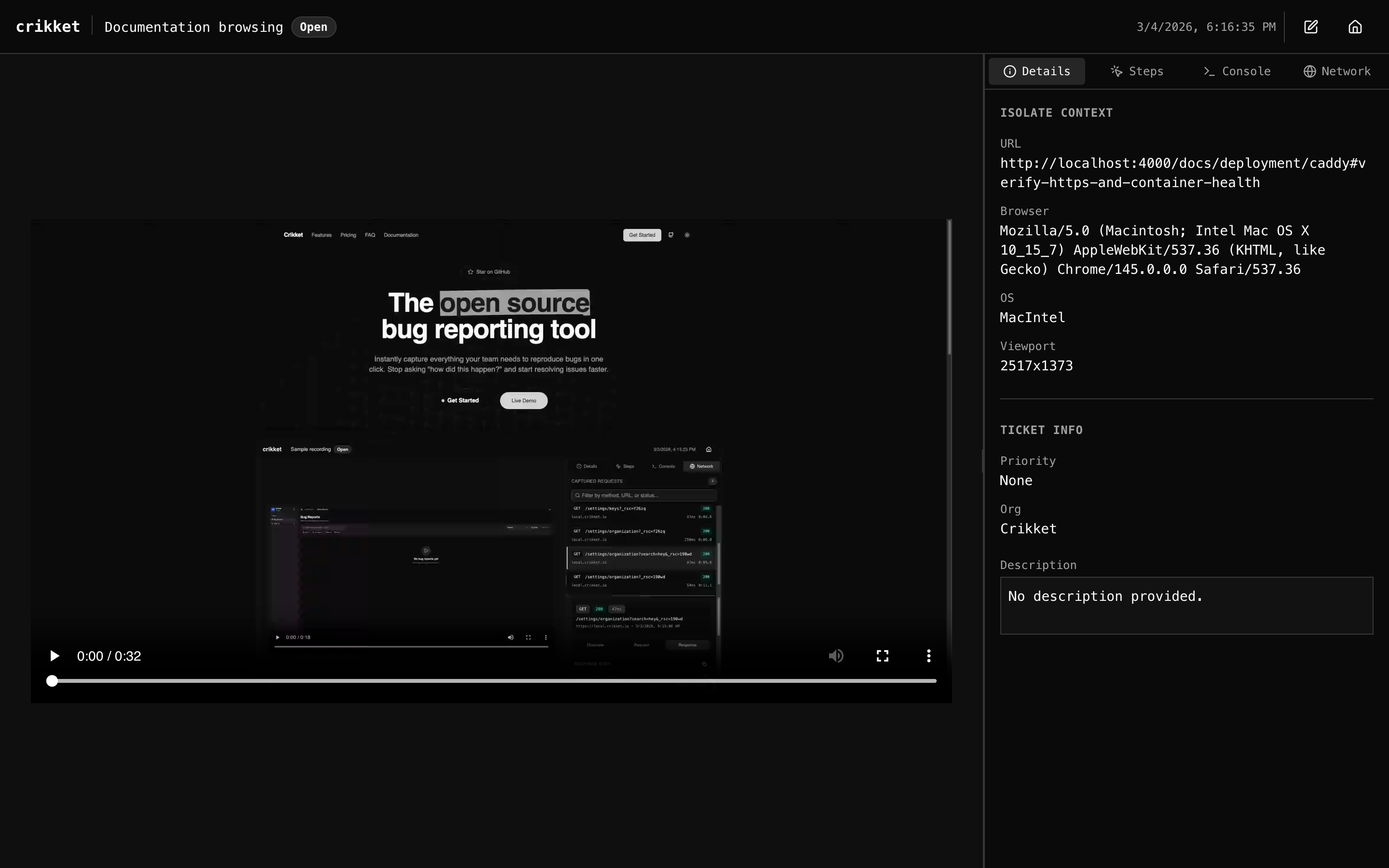 Crikket - Screenshot 5 showing product features and functionality