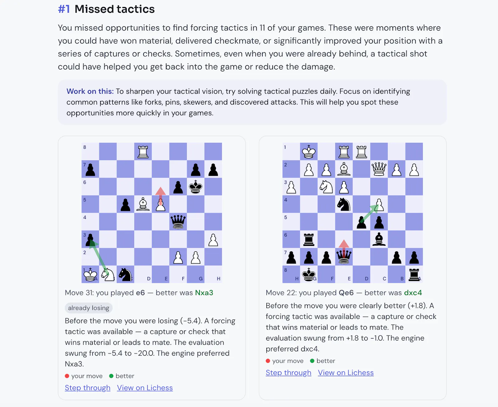 e4coach — your personal chess coach screenshot 2