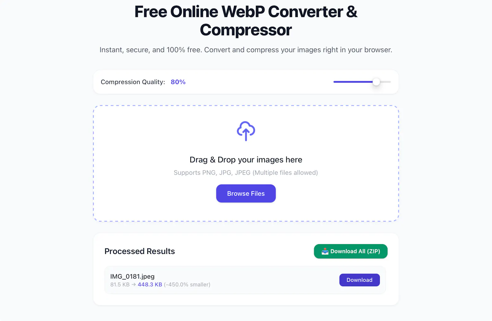 WebPKit screenshot 2