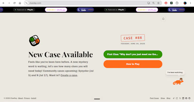 ClueDay screenshot 2