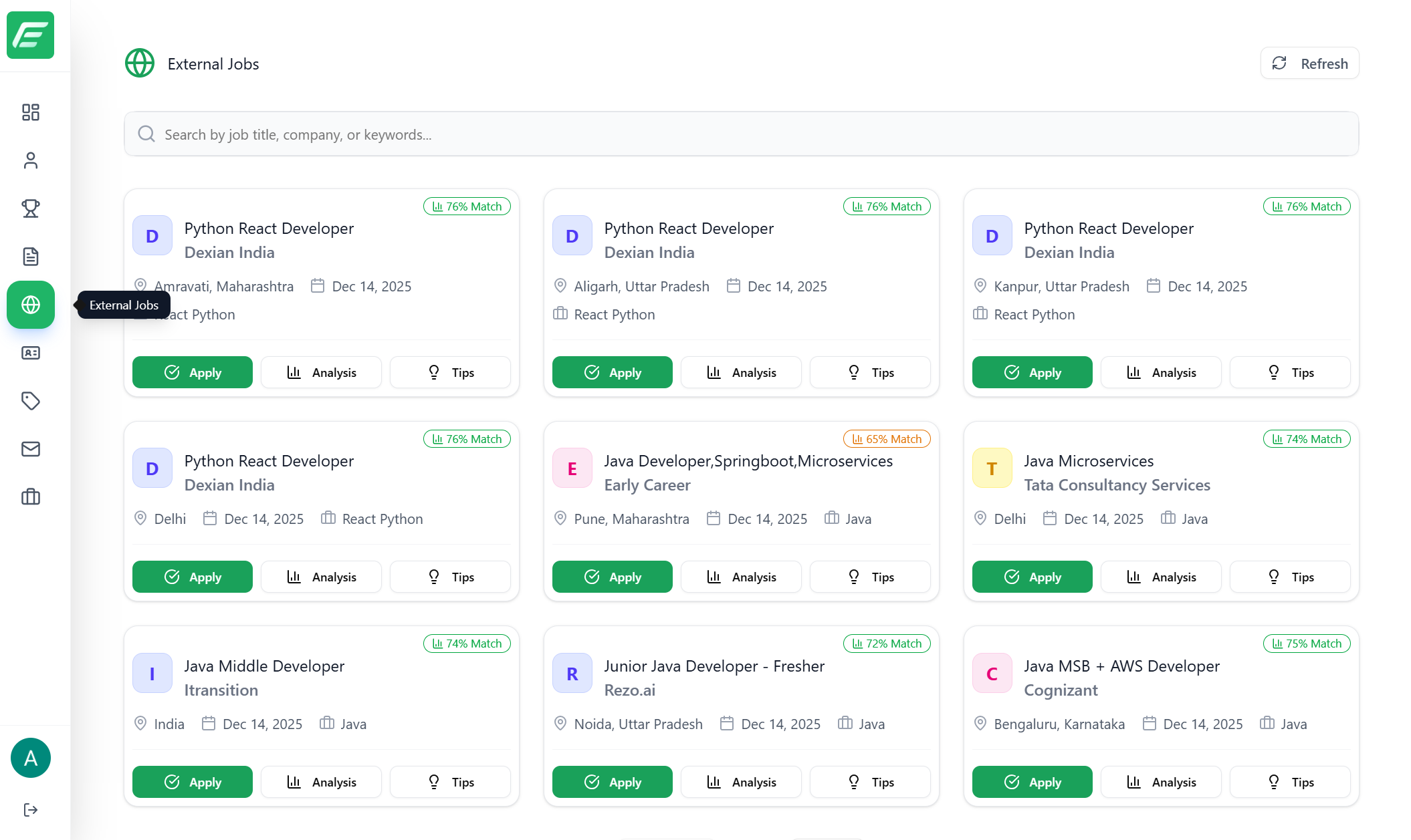 EVALZZ - Screenshot 3 showing product features and functionality