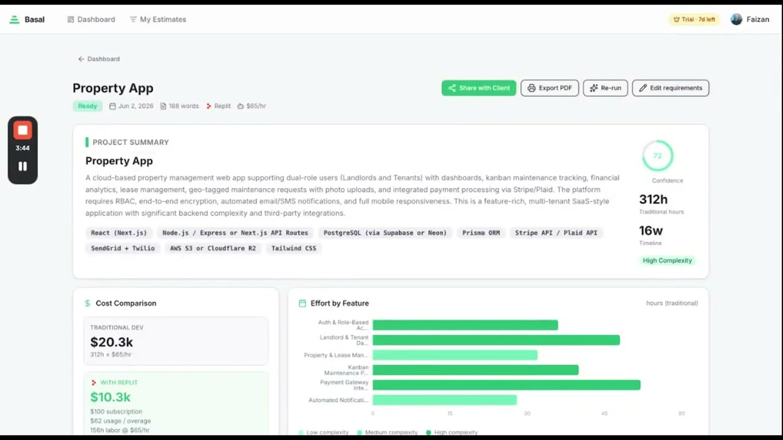 Basal screenshot 1 (video preview)