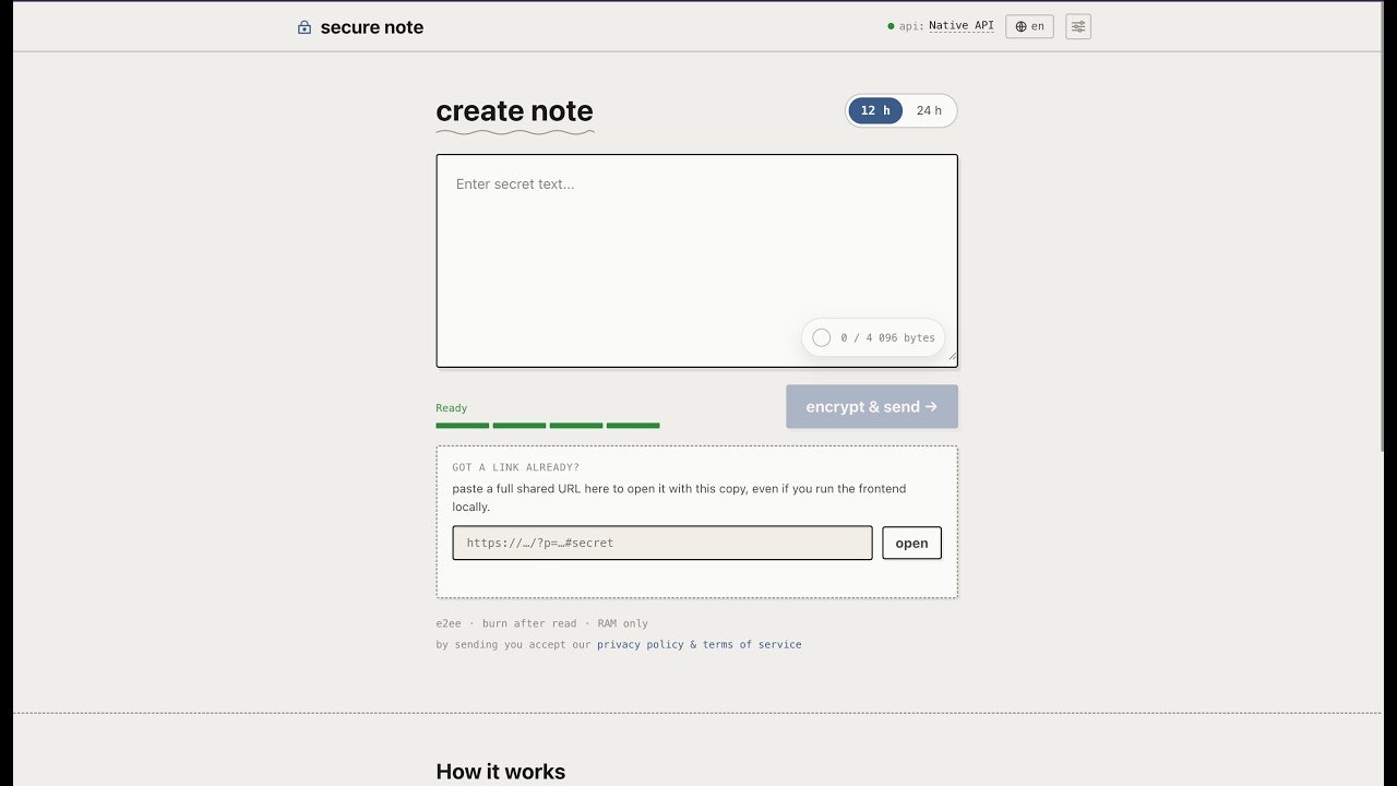SecNote gallery image