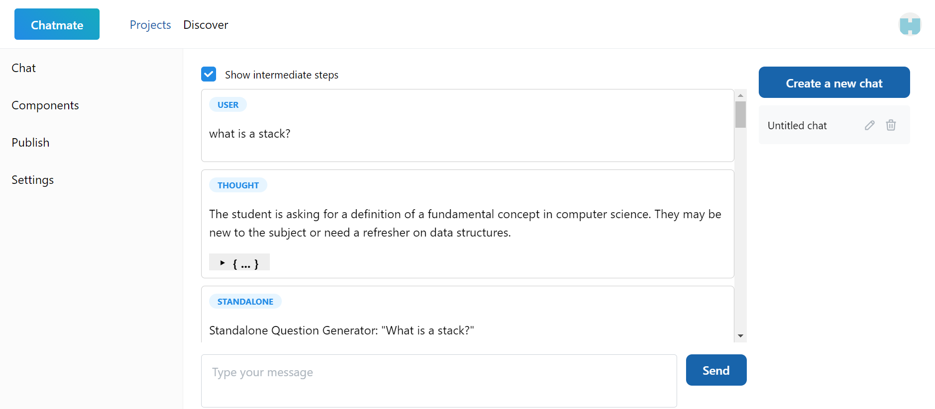 Média Chatter de chatter - Créer et découvrir des chatbots complexes 1