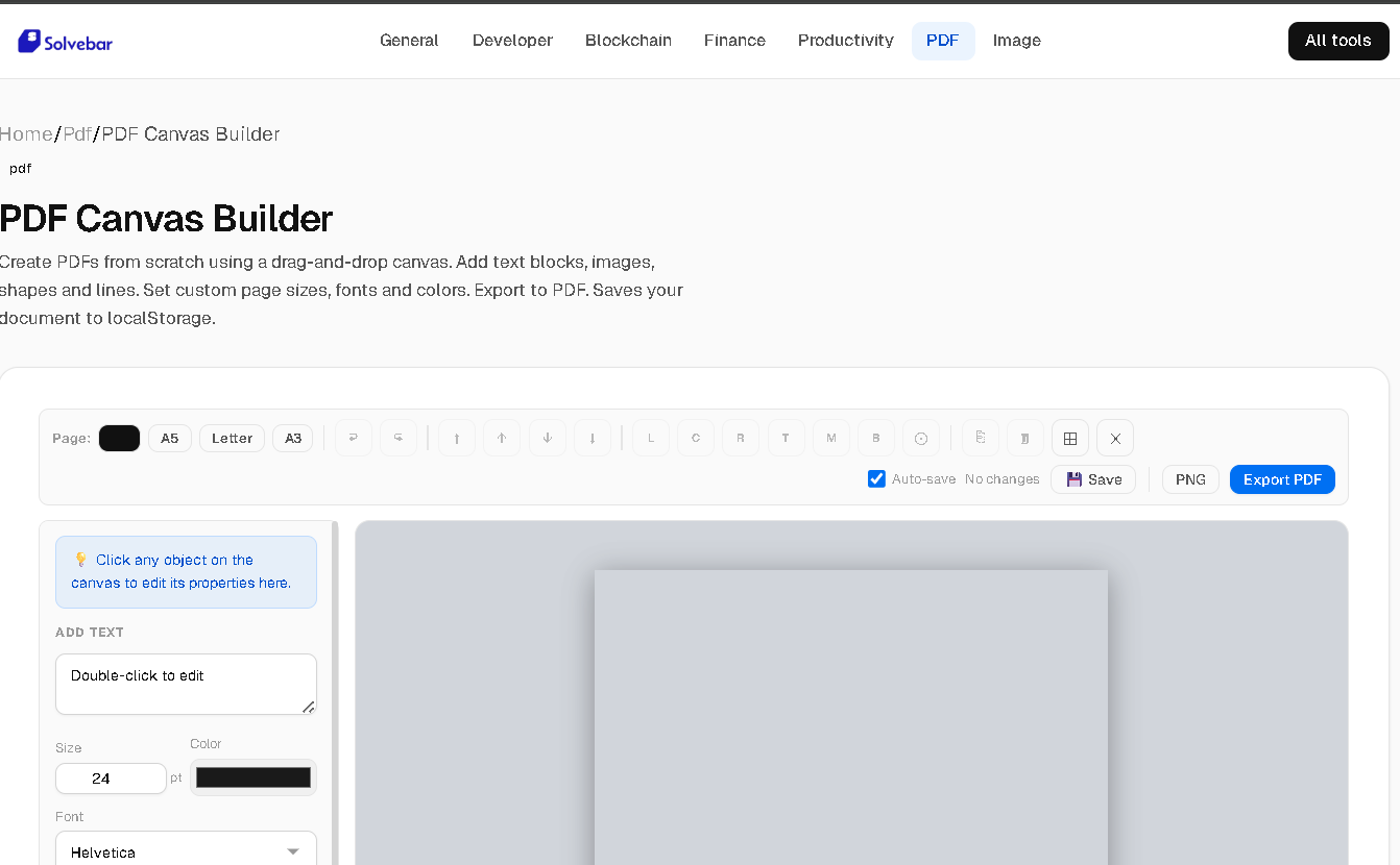 SolveBar PDF Tools gallery image