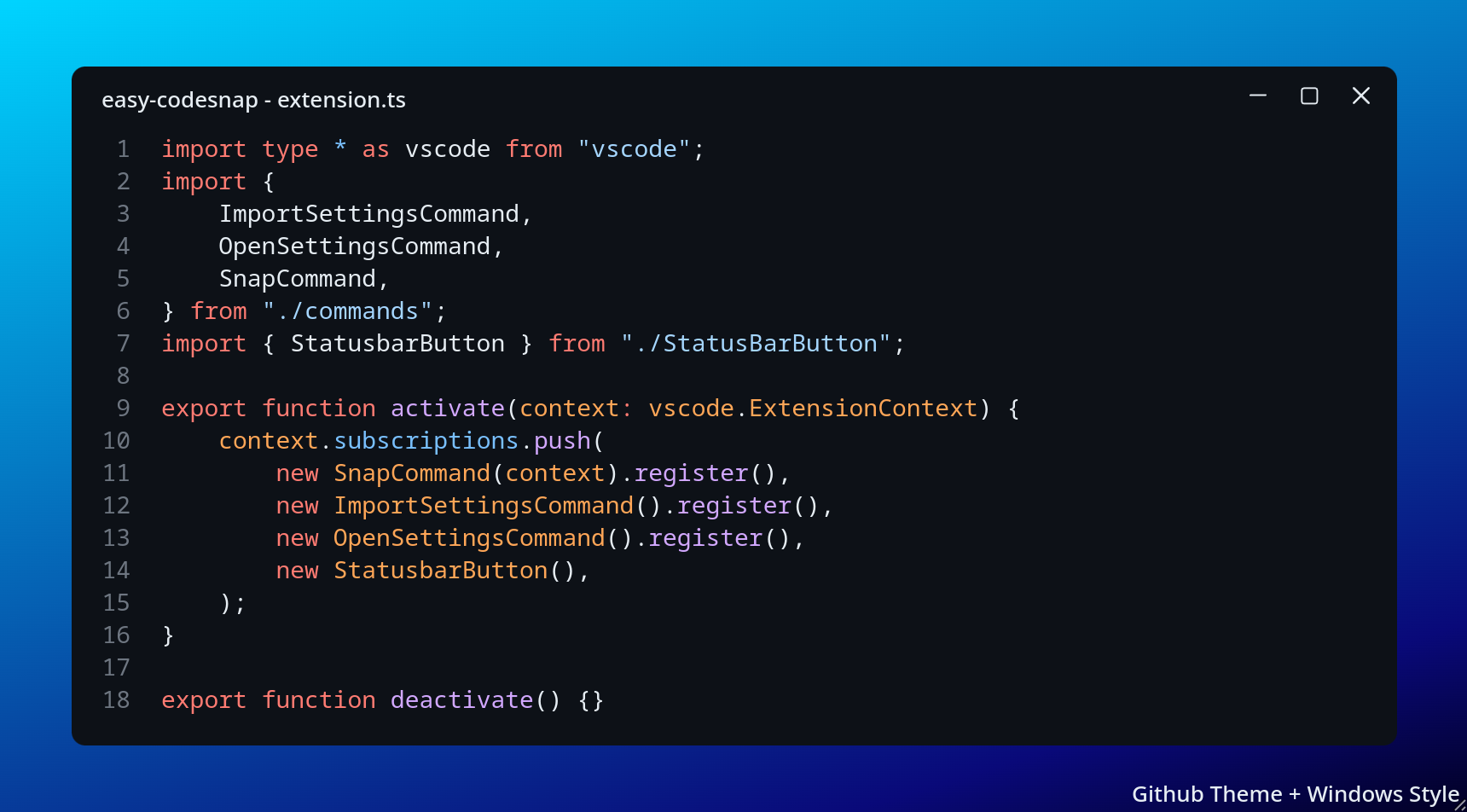 Easy CodeSnap gallery image