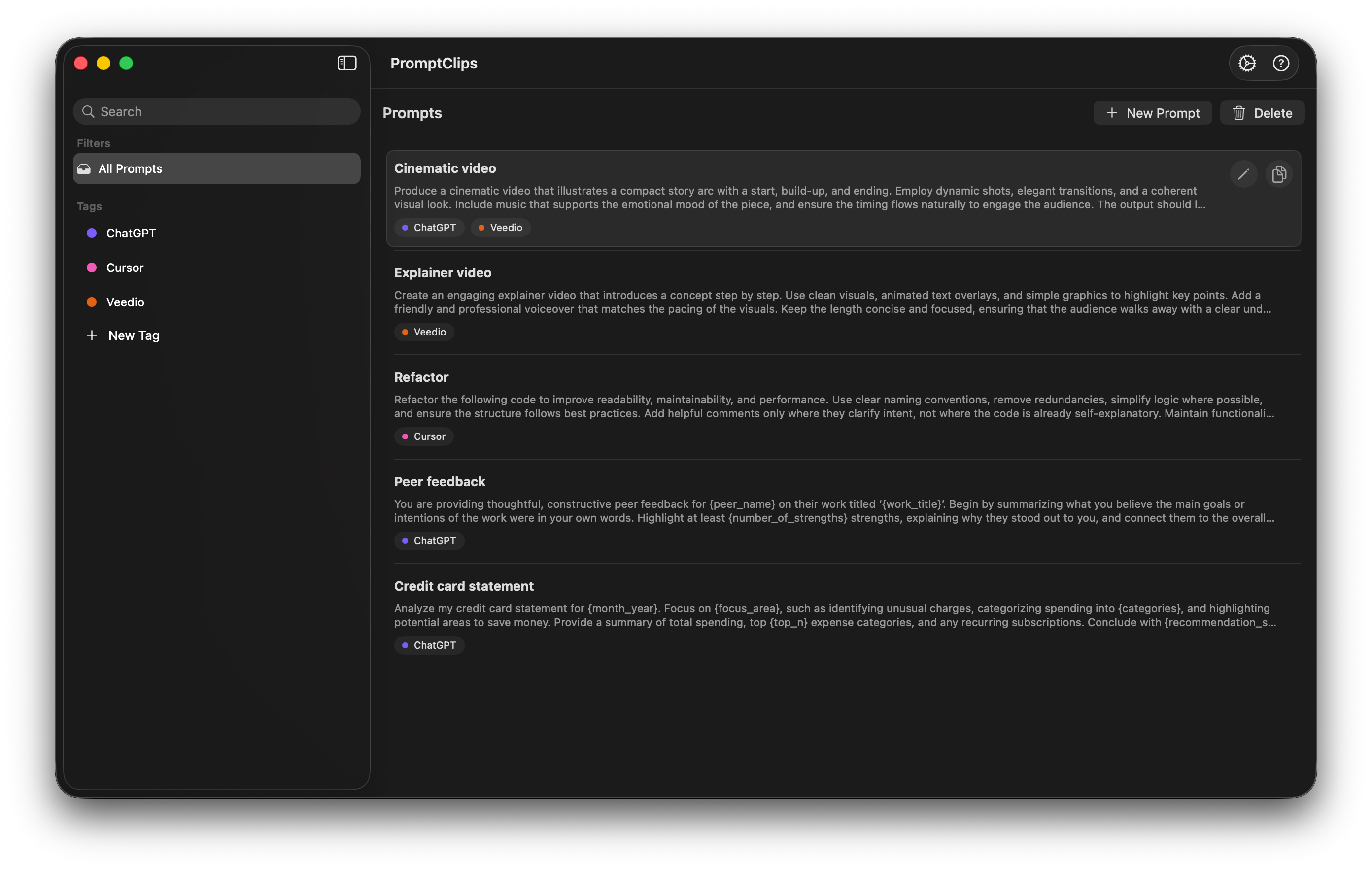 PromptClips gallery image