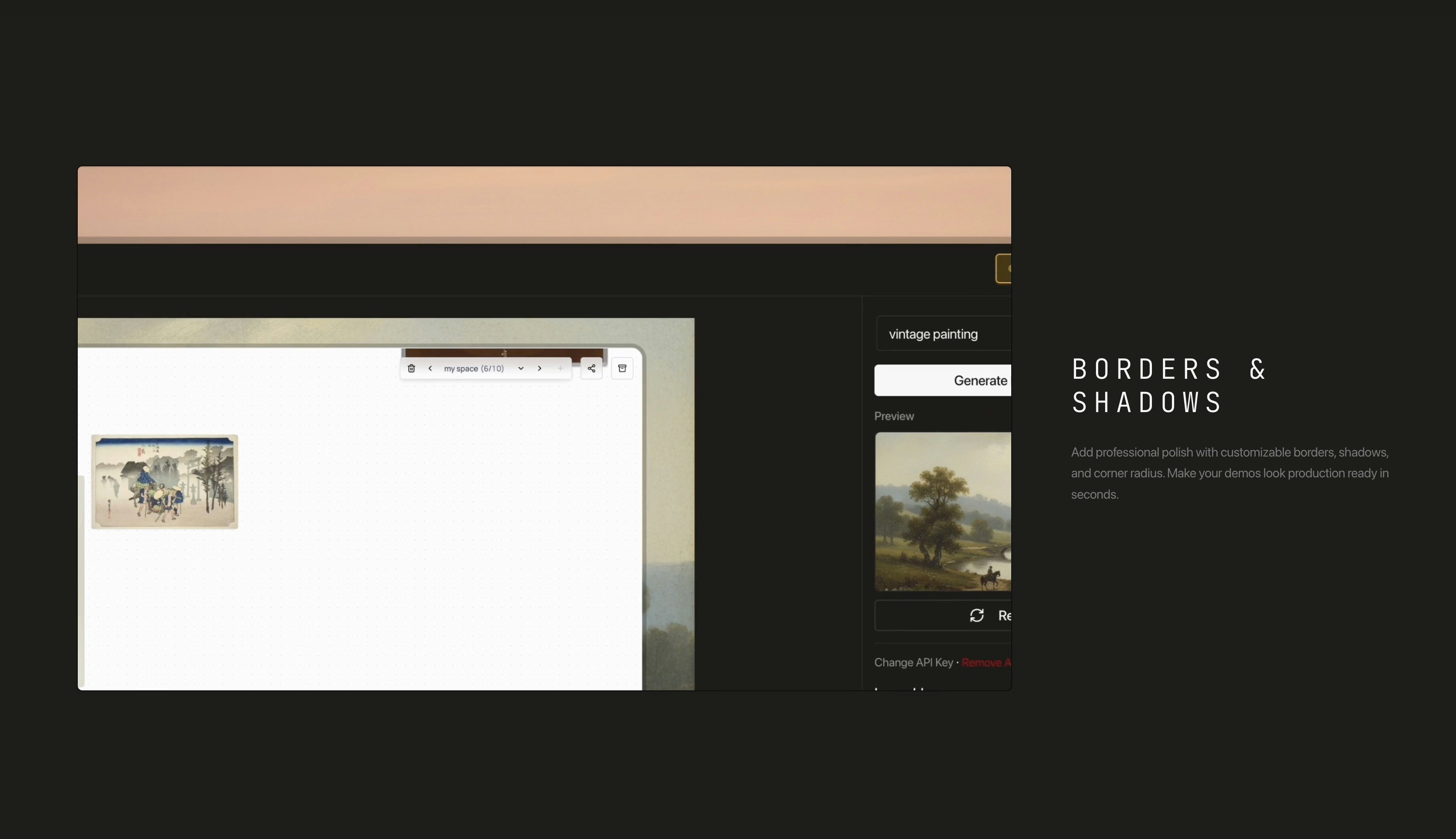 DemoStudio - Screenshot 2 showing product features and functionality