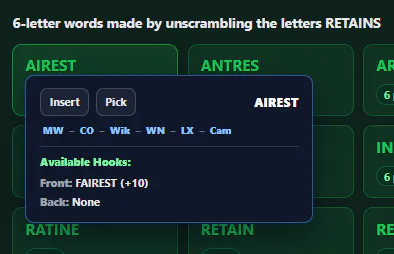 MonkeyTactics Word Unscrambler gallery image