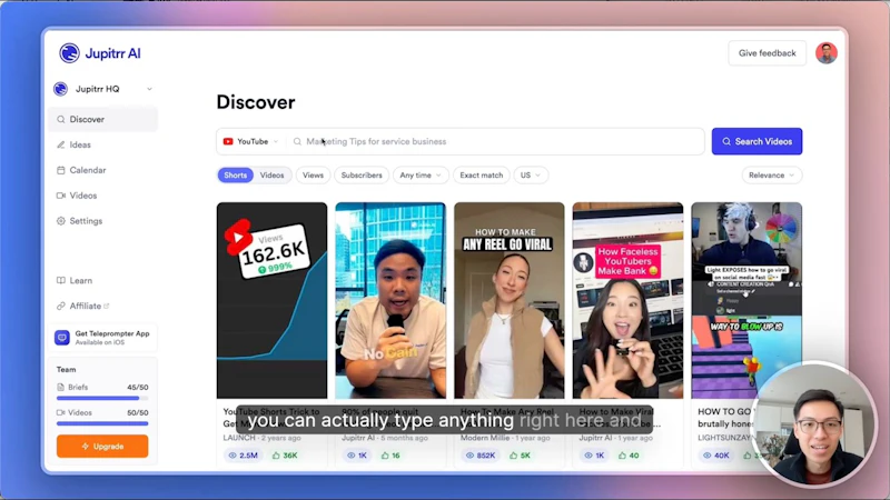 VideoOS by Jupitrr AI screenshot 1 (video preview)