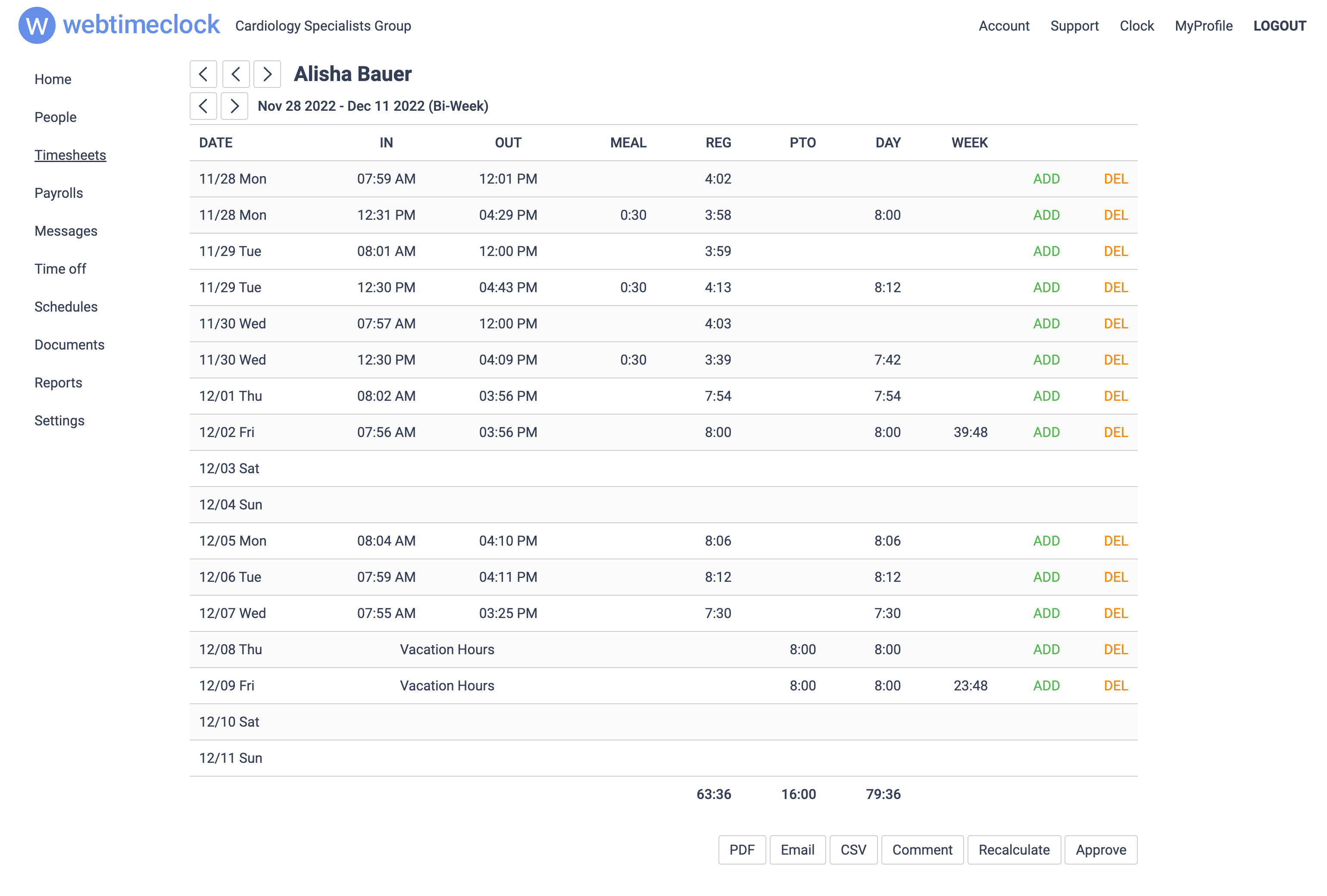 Webtimeclock gallery image