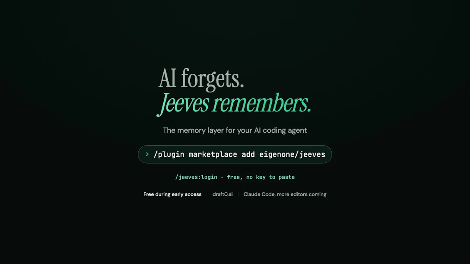 Draft0 — Jeeves screenshot 1 (video preview)