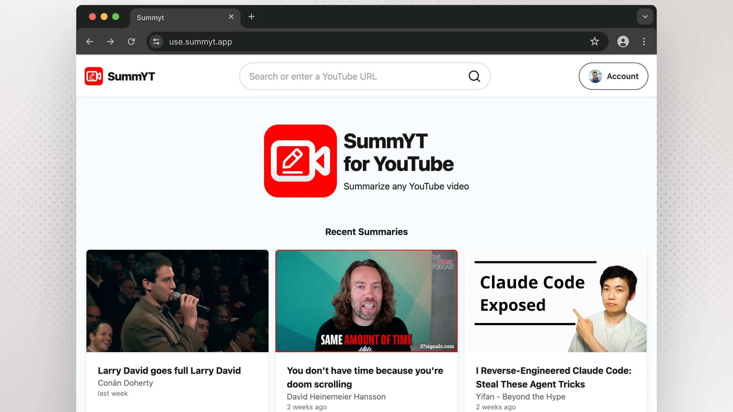 Summyt - Summarizer YouTube - Мгновенные резюме с AI для любого видео на YouTube медиа 4