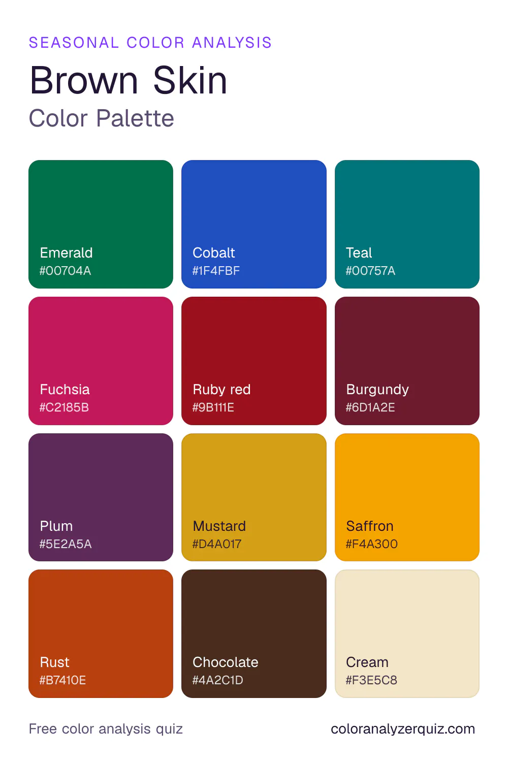 Color Analysis Quiz gallery image