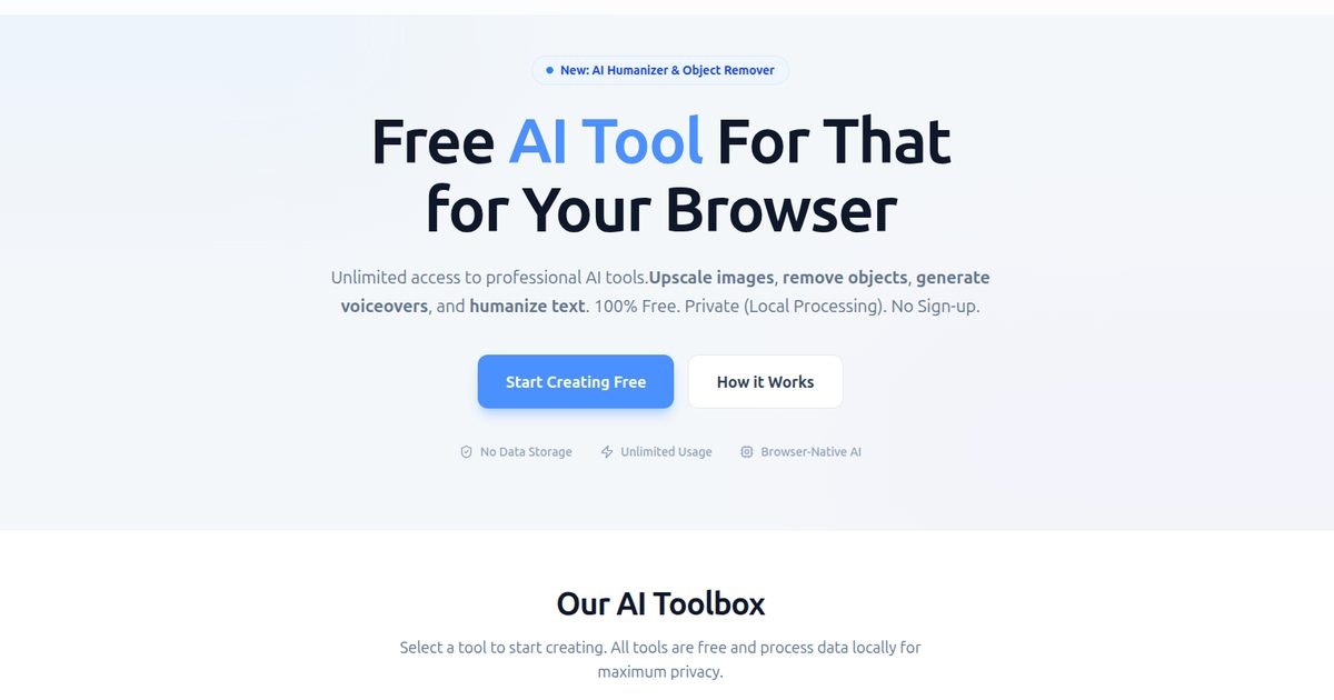 Free AI Tool For That