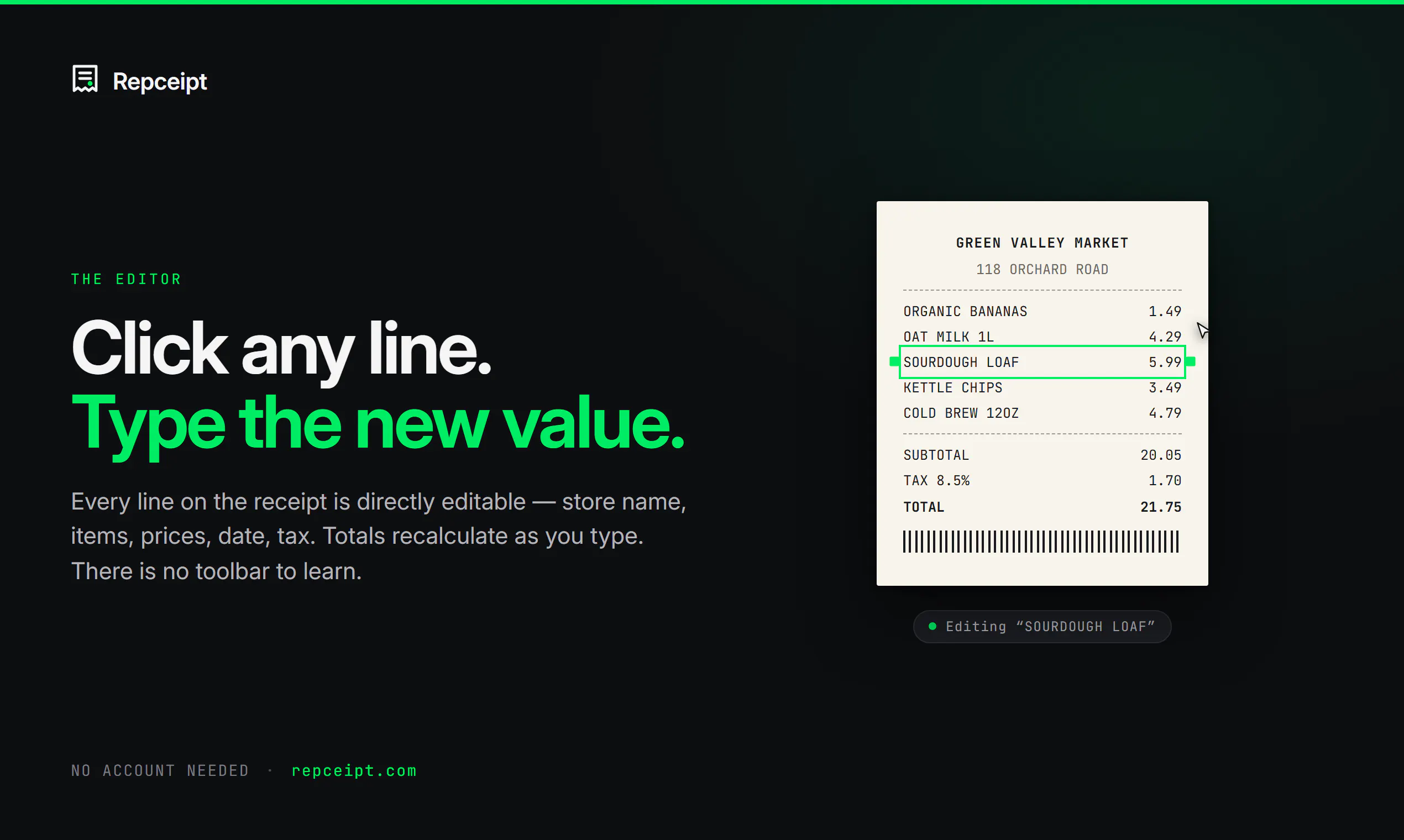 Repceipt gallery image