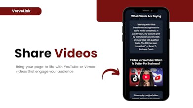 VerveLink - Your Link in Bio gallery image